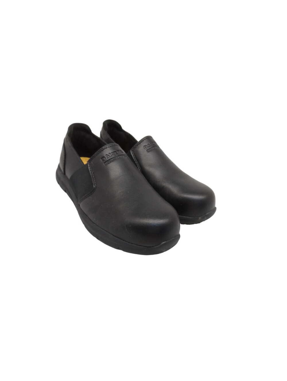 DAKOTA Women's Oxford Slip-On Steel Toe Safety Work Shoes 3107 Black 7.5M